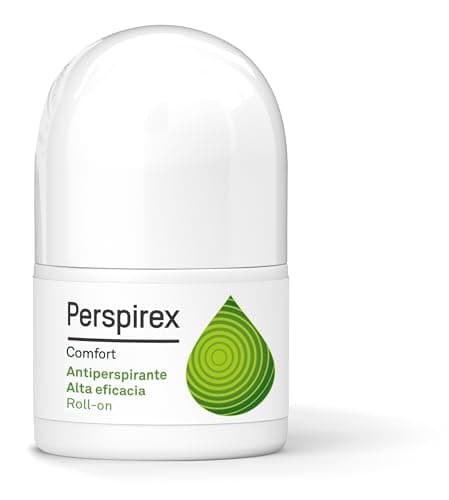 Perspirex ® | Comfort | Desodorante Antitranspirante Axilas Roll on para pieles delicadas con efecto anti sudor duradero hasta 3 días | Controla el sudor y el olor cuidando tu piel | 20 Ml