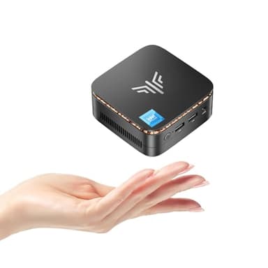 NiPoGi Mini PC Ιntel Alder Lake N97(hasta 3.6GHz) 16GB DDR4/512GB M.2 SSD(MAX 2TB),Gigabit Ethernet/2.4+5G WiFi/BT4.2/HDMI 2.0+DP 1.4 Doble Pantalla 4K@60Hz UHD PC de Sobremesa para Oficina