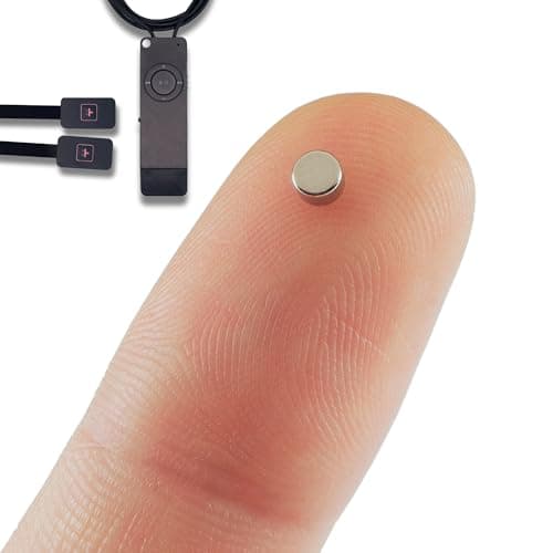 PingaOculto Pinganillo Examenes Oculto Iman Mini Invisible MP3 para Grabaciones con Pulsadores - Auriculares Invisibles Espia Inalambrico para Copiar en Examen con Pinganillos (Pinganillo Imán V2)