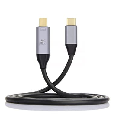 cablecc USB 3.1 Tipo C Fuente USB-C a Mini DisplayPort DP Pantallas Cable de monitor macho 4K para computadora portátil 1.8m