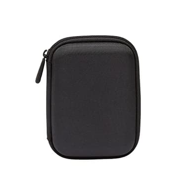 Amazon Basics Funda de Disco Duro, 15.1 x 10.8 x 4.2 cm, Color Negro y Naranja