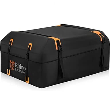 Rhino Bagmate Bolsa De Techo XL 540L (19 Pies Cúbicos). Protección UV 100% Impermeable. Cofre Techo Coche Extremadamente Duradero para Todos Los Coches con Techo