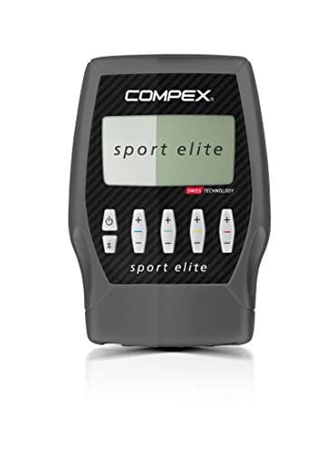 Compex - Electroestimulador Sport Elite - 31 Programas de Entrenamiento - 7 Zonas de Estimulación - 5 Niveles de Progresión - TENS y Rehabilitación