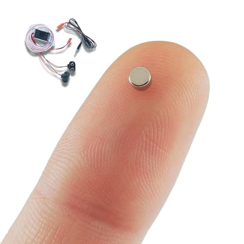 PingaOculto Pinganillo Examenes Oculto Iman Mini Invisible para Movil con Microfono - Auriculares Invisibles Espia Inalambrico Copiar Examen con Pinganillos Manos Libres (Pinganillo Imán)