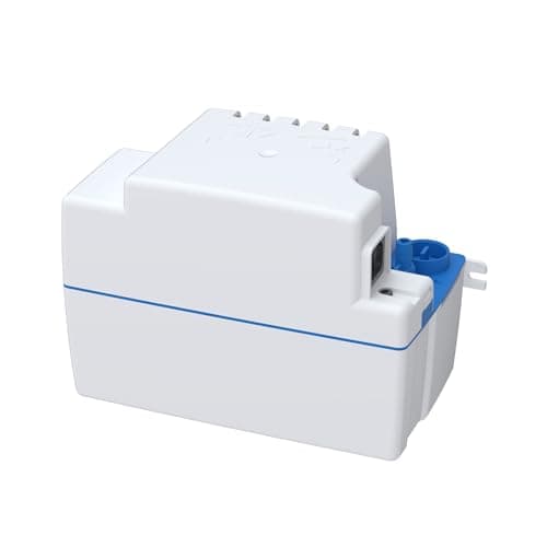 SFA – Bomba de elevación de condensados Sanicondens Eco V02 de 2 entradas – para caldera y aire acondicionado – Silenciosa (45 dB) – Kit de instalación completa – 26 x 13,8 x 17 cm – Made in France