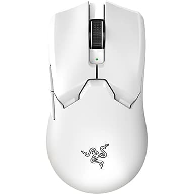 Razer Viper V2 Pro - Ratón Inalámbrico Ultraligero para Juegos de Deportes Electrónicos de 59g (Sensor Óptico de 30K DPI, HyperSpeed, Interruptores de Ratón Óptico Gen-3, Opciones de 5 DPI) Blanco