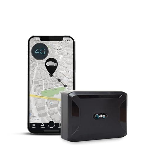 Salind 11 4G - Localizador GPS con Imán para Coches, Otros Vehículos y Maquinaria - Seguimiento en Tiempo Real, Historial de Rutas y Alarmas - Batería de hasta 70 Días (Modo Espera)