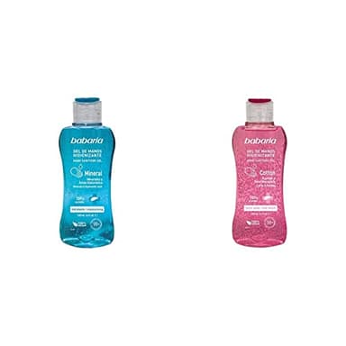 Babaria – Gel de manos hidroalcohólico higienizante mineral – 70% alcohol - 100 ml & – Gel de manos hidroalcohólico higienizante cotton – 70% alcohol - 100 ml