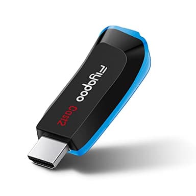 FIYAPOO Adaptador HDMI Inalámbrico 4K WiFi Miracast/AirPlay/DLNA - Compatible con iPhone, iPad, Android, iOS, Windows, Mac, PC, TV Fire Stick, Monitores y Proyectores (Transmisión Pantalla Sin Cables)