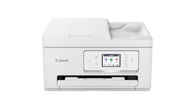 Canon Pixma TS7750i Impresora Multifunción 3 en 1, Sistema de Inyección de Tinta, Impresión, Escaneo y Copia, WiFi, Pixma Print Plant, Impresión Sin Bordes, ADF de 35 Hojas, Ahorro de Energía, Blanco
