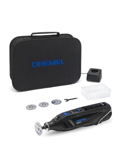 Dremel 8260 Multiherramienta a Batería, Motor Brushless sin Escobillas, Batería de Litio De 12 V 3 Ah y un Kit de 5 Accesorios, Velocidad Variable 5000-30 000 Rpm