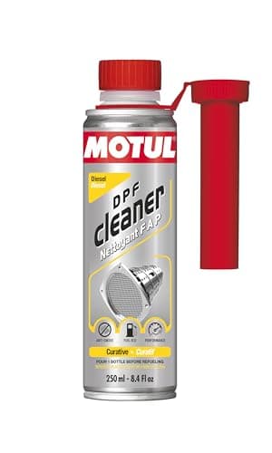 MOTUL Limpiador del Filtro de Partículas Diésel, Aditivo DPF Motores Diésel, Rendimiento, Reducción de Emisiones y Consumo, Ideal Antes de la Inspección Técnica, DPF Cleaner Diesel, 300 ml