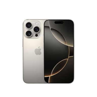 Apple iPhone 16 Pro de 256 GB: Smartphone 5G con Control de Cámara, grabación en 4K a 120 f/s con Dolby Vision y un Gran Salto en autonomía. Compatible con los AirPods; Titanio Natural