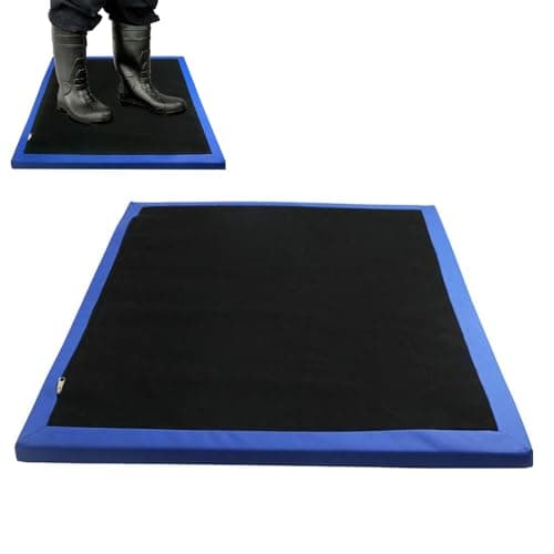 Alfombrilla Para Suela Limpia, Alfombrilla Para Desinfectar Suelas De Zapatos, Almohadillas Para Pies Desinfectantes Para El Hogar, Felpudo Desinfectante Limpio Y Raspado Para El Hogar, (Size:Grande)