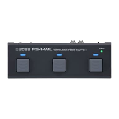 Conmutador de pedal inalámbrico compacto BOSS FS-1-WL | Controla apps de partituras digitales, vídeos de YouTube, sistemas DAW, instrumentos y más por Bluetooth | MIDI