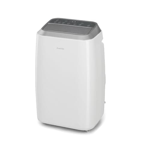 Klarstein Aire Acondicionado Portatil, Pinguino 4 en 1 para Casa, Climatizador Silencioso, Ventilador y Deshumidificador, Aparato de Aire Acondicionado Modo Noche, Bajo Consumo 12,000 BTU AC