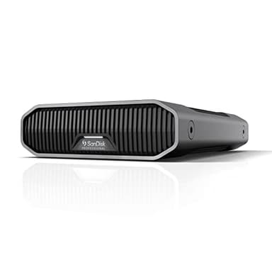 SanDisk Professional G-Drive 12TB - Disco Duro de Escritorio de Clase empresarial de 12 TB, hasta 250 MB/s USB-C (5 Gbps), USB 3.2 Gen 1