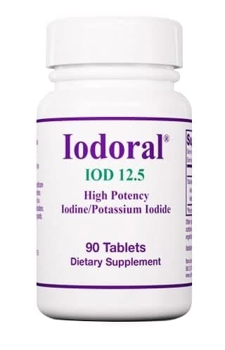 Optimox, Iodoral 12,5mg, con Yodo y Yoduro de Potasio, Depot, 90 Comprimidos veganos, Testados en Laboratorio, Vegetarianos, Sin Gluten, Sin Soja, no GMO