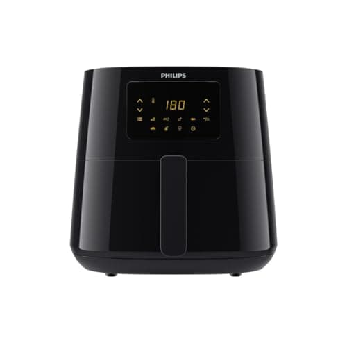 Philips Essential Airfryer XL - 6.2L, Freidora sin Aceite, Tec Rapid Air, Pantalla Táctil, NutriU App (HD9270/90)