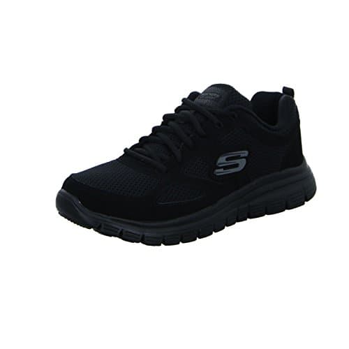 Skechers Burns- Agoura Hombre Scarpe da ginnastica, Black, 45 EU