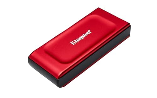 Kingston XS1000 1TB Unidad de Estado Sólido Externa USB 3.2 Gen 2 SSD Portátil Rojo-SXS1000R/1000G
