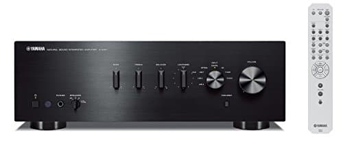 Yamaha AS-301 - Amplificador integrado estéreo de 95 W por canal, negro
