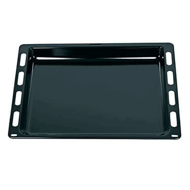 CABLEPELADO Bandeja para horno | Bandeja profunda esmaltada Horno | 370 mm profundo x 442 mm ancho | Compatible con Bosch HEZ431001 00748225, Siemens HZ431001, Junker JZ11BE11, Viva VVZ20H2
