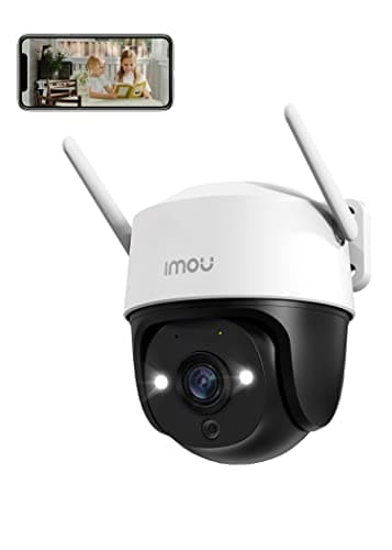 Imou 5MP Cámara Vigilancia WiFi Exterior, 360​​° PTZ Cámara de Seguridad Exterior, AI Detección de Humana, Visión Nocturna en Color 30m, Seguimiento Automático, Sirena, Audio Bidireccional, IP66