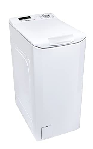 Hoover H-WASH 300 LITE H3T 265LE/1-37 Lavadora Carga Superior 6,5 KG, 1200 RPM, Display LED, One Touch, 16 Ciclos, 3 Máximo Cuidado, Ancho 40 CM, Asistente de Voz, Inicio Diferido 9H, 78 DB, Blanco
