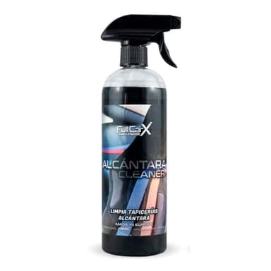 FULLCARX Alcantara Cleaner 750ml Limpiador Alcántara Coche, Limpia Tapicerías Textil, Potente Elimina Manchas Asientos Tapicería, Aroma Fresco Neutraliza Olor, Producto Limpieza Detailing Profesional
