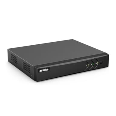 ANNKE Kit de Seguridad 8CH DVR 3K Lite AHD/TVI/CVI/CBVS/IP 5 en 1 H.265+ P2P CCTV Seguridad Detección de Movimiento Alarma Email para Cámara de Vigilancia-Sin HDD