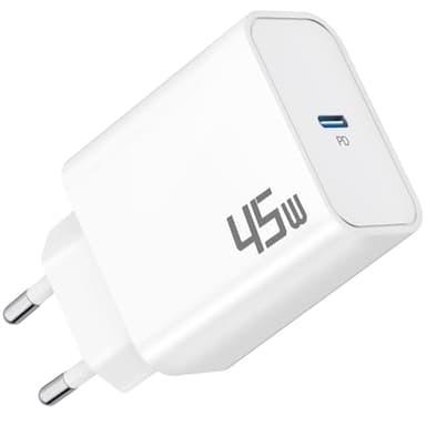 45W Cargador USB C GAN para Google Pixel 9/9 Pro XL Fold, Pixel 8/8a/7/7a/6/6a/5/5a/4/4a/3/3a, iPhone 16 15 Pro MAX, Fast Charger Carga Rapida Cargador Rapido Type C Enchufe