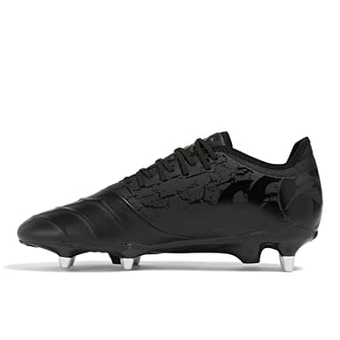 Canterbury Phoenix Genesis Pro Soft Ground, Botas de Rugby Unisex Adulto, Negro Gravity Gris, 37.5 EU