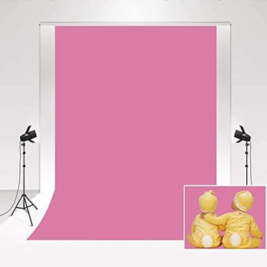 Kate Fondo de fotografía Rosa 1.5x2.2m Rosa Microfibra fotografía de Boda Estudio fotografía Fondo bebé Foto Fondo
