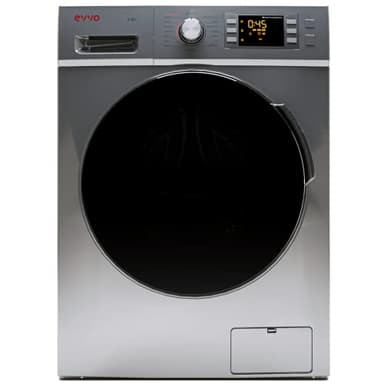 Lavadora EVVO W3.12DX, Clase B, 12 kg, 1400 RPM, Inox