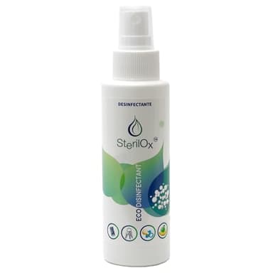 SterilOx Spray 100 ml – Higienizante Cosmético con Ácido Hipocloroso | Para Manos, Juguetes, Utensilios y Objetos | Seguro para Niños y Mascotas – Sin Alcohol ni Perfume