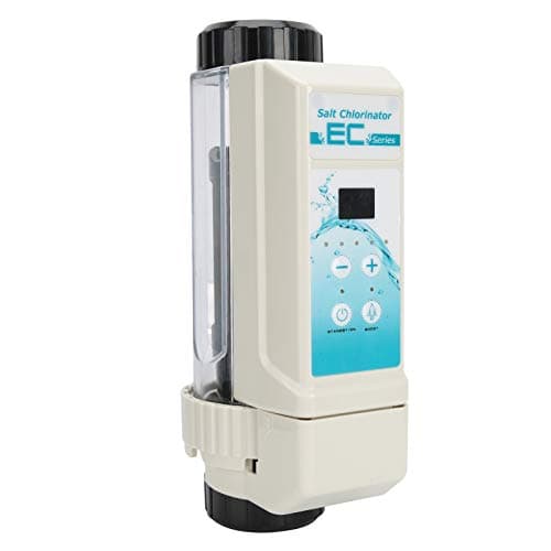Clorador de agua salada, 12g/H Limpieza automática Sistema de generador de cloro de piscina de agua salada, Funciones completas Operación simple Generador de cloro de piscina Clorador para spa Piscina
