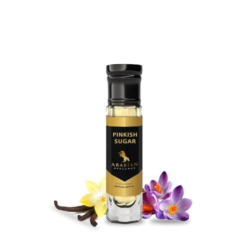 FR232 Pink Sugars aceite de perfume para mujer. Botella con rolón de 6 ml. Arabian Opulence. Dulce, caramelo, vainilla, afrutado, especiado suave, granulado