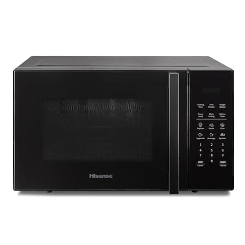 Hisense H29MOBS9H - Microondas, 29L,Plato Giratorio XL, Múltiples Niveles de Potencia, Modo Eco, Programas Automáticos, Control Táctil, Negro