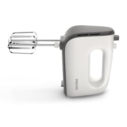 Philips Serie 5000 Batidora - Motor de 450 W, 5 Velocidades y Turbo, Mezcla Fuerte y Eficaz, Vaso de Forma Cónica, Fácil Expulsión, Gris Cachemira (HR3741/00)