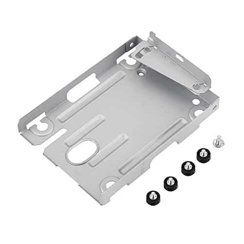 Ps3 Super Slim Hard Drive Cage Ps3 Super Slim HDD Bracket Iron 2.5 HDD Hard Disk Drive Soporte de Montaje Adaptador de Soporte para Sony Ps3 Cech 400X con Tornillos