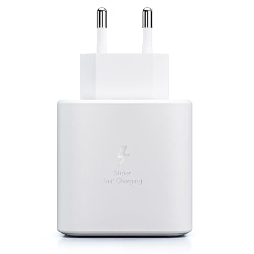 Cargador USB C de 45W Cargador Rápido para Samsung Galaxy S23+, S23 Ultra, S22+, S22 Ultra, S20, S21 Ultra 5G, Note10+, Tab S8, S8+, S8 Ultra, Tab S7, S7+, S7 FE, Cargador de Red Ultra Rápido de 45W