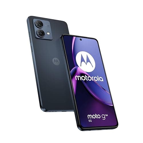 Motorola g84, 12/256 GB, Pantalla 6.5" pOLED, Sistema de cámara de 50MP, iOS, Audio Dolby Atmos®, Android 13, batería 5000 mAh, Snapdragon® 695, Dual SIM, Gris, (Versión ES/PT)