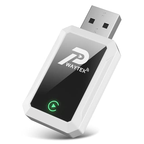 Adaptador inalámbrico 2 en 1 CarPlay y Android Auto, WiFi rápido de 5 GHz y Bluetooth para iPhone/iOS 10+, Android 11+, Adaptador para automóvil Plug & Play