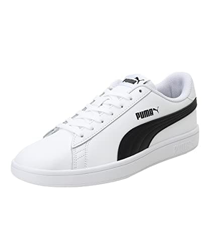 PUMA Smash V2 L, Zapatillas de Deporte Unisex adulto, Puma White-Puma Black, 42 EU