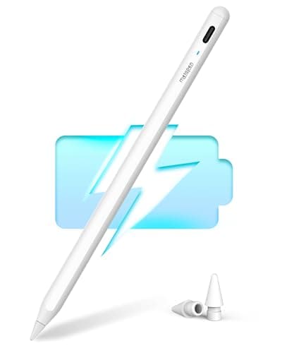 Metapen A8 Lápiz para iPad 2018-2024,Precisión de Píxeles y Baja Latencia Líder en la Industria,Ideal para Tomar Notas,Dibujar,Apple Pencil con iPad 10/9/8/7/6, Pro M4/11/12.9"/13",Air 3/4/5,Mini 5/6
