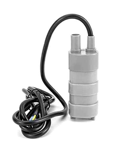 QWORK Bomba de Agua Sumergible12v 840L/H Bomba de Agua de Plástico para Caravanas Estanques Acuarios Jardín, Amarillo, azul, verde