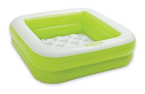 Intex 57101 - Piscina infantil hinchable cuadrada 86x86x25cm, (Colores Aleatorios)