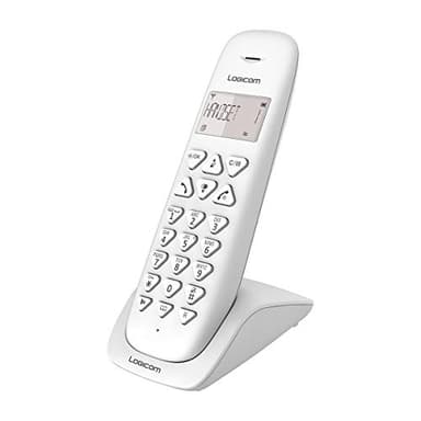 LOGICOM Fixed Wireless Phone - Fijo sin Correo de Voz - teléfonos analógicos y DECT - Solo Logicom Vega 150 inalámbrico Blanco