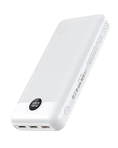 VEGER 30000mAh Bateria Externa Power Bank con Pantalla LED Bateria Portatil USB C Carga rapida PD 20W QC 3.0 con 2 Entradas y 4 Salidas Compatible con iPhone, Samsung, Huawei, Tableta y más